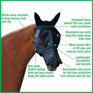 ABSORBINE-ULTRASHIELD-FLY-MASK-HORSE-SIZE-WITH-EARS