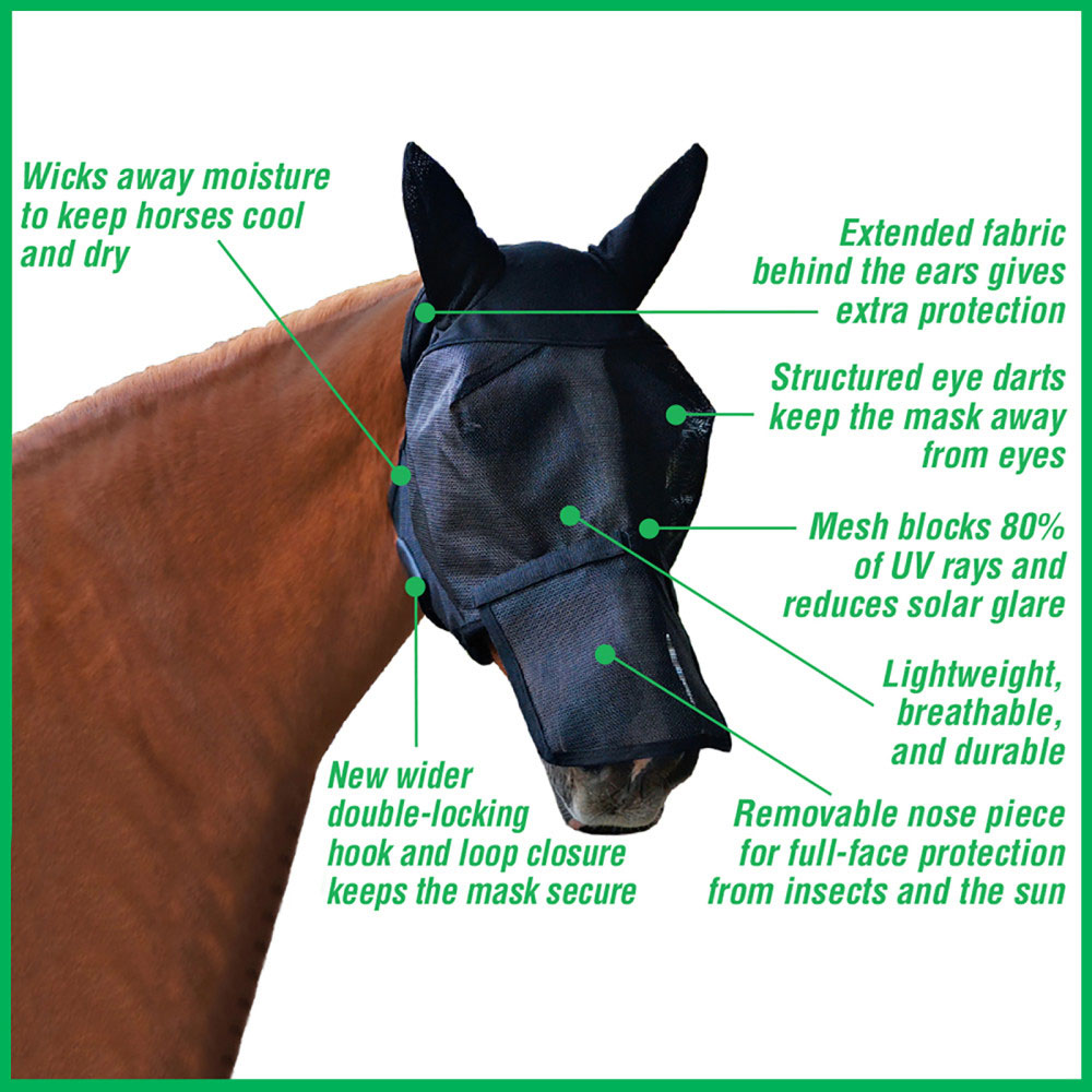ABSORBINE-ULTRASHIELD-FLY-MASK-HORSE-SIZE-WITH-EARS