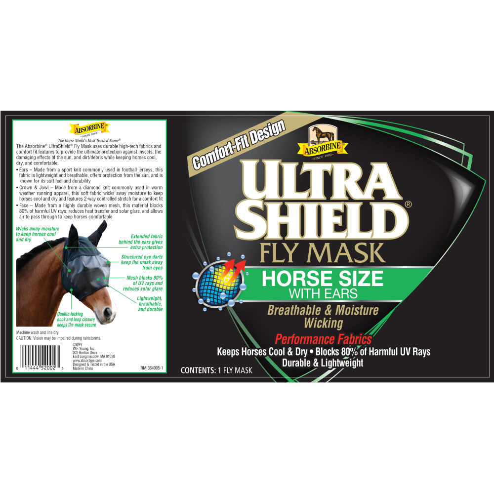ABSORBINE-ULTRASHIELD-FLY-MASK-HORSE-SIZE-WITH-EARS