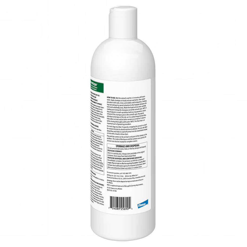 Advantage Treatment Shampoo Dog 24oz On Sale EntirelyPets