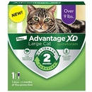 Advantage XD for Large Cat Over 9 lbs, Flea Prevention & Treatment, 1 Topical Dose, 2-Month Coverage, Long-Lasting