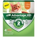 Advantage XD for Small Cats (1.8-9 Pounds), 2 Month Flea Protection, 4 Pack