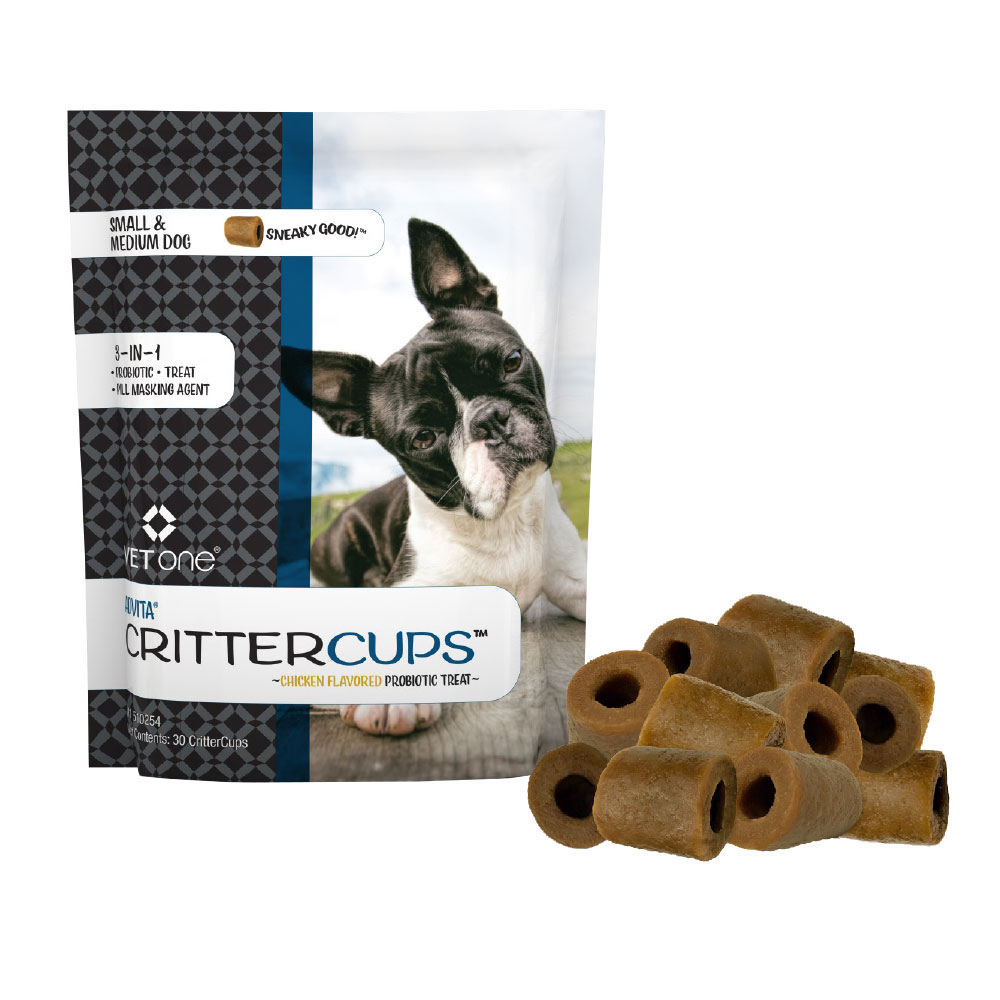 Advita CritterCups Probiotic Treat for Small and Medium Dogs Chicken
