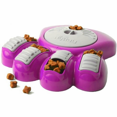 AIKIOU-ACTIVITY-FOOD-CENTER-DOGS-BROWN-FUCHSIA