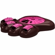 Aikiou Activity Food Center for Dogs - Brown/Fuchsia (14" x 12" x 3")
