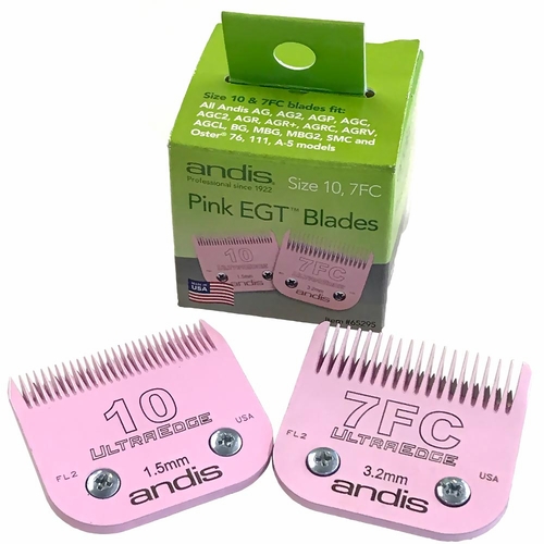 Andis Pink EGT Blades - Size 10, 7FC | On Sale | EntirelyPets