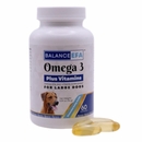 BalanceEFA Omega 3 Plus Vitamins for Large Dogs, 60 Soft Gel Capsules