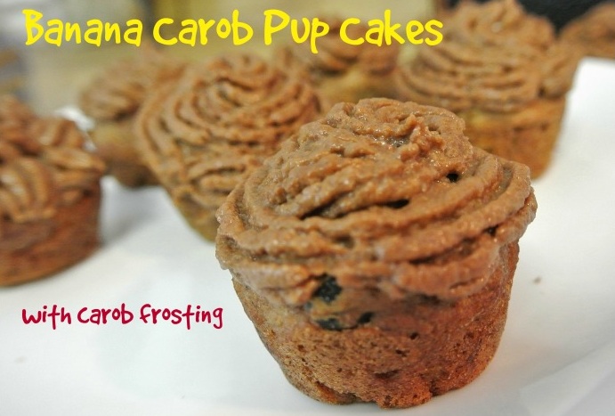 Banana Carob Pupcakes Recipe for Dogs