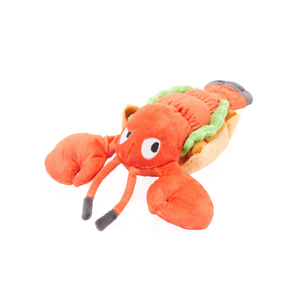 BARK Max's Maine Lobster Roll Plush Dog Toy On Sale EntirelyPets