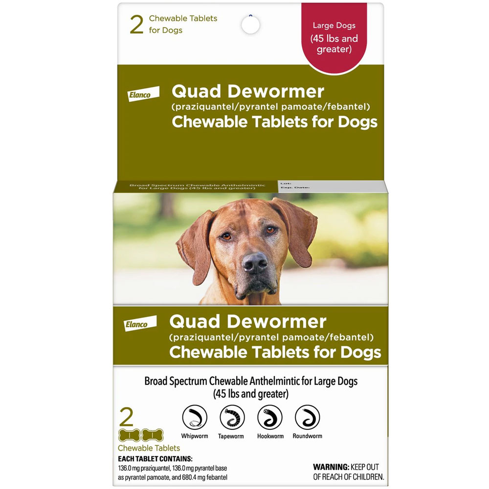 Quad Dewormer for Dogs