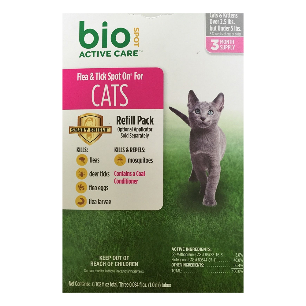 BIO-SPOT-FLEA-TICK-SPOT-ON-CATS-UNDER-5-LBS