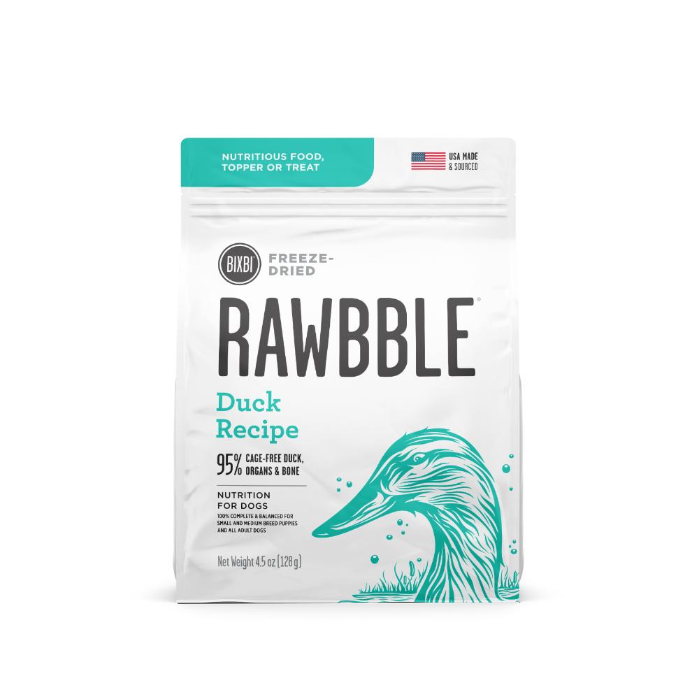 BIXBI-DOG-RAWBBLE-DUCK-FD-4-5OZ