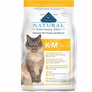 Blue Buffalo Natural Veterinary Diet - KM Kidney + Mobility Support Dry Cat Food (4x7 lb)