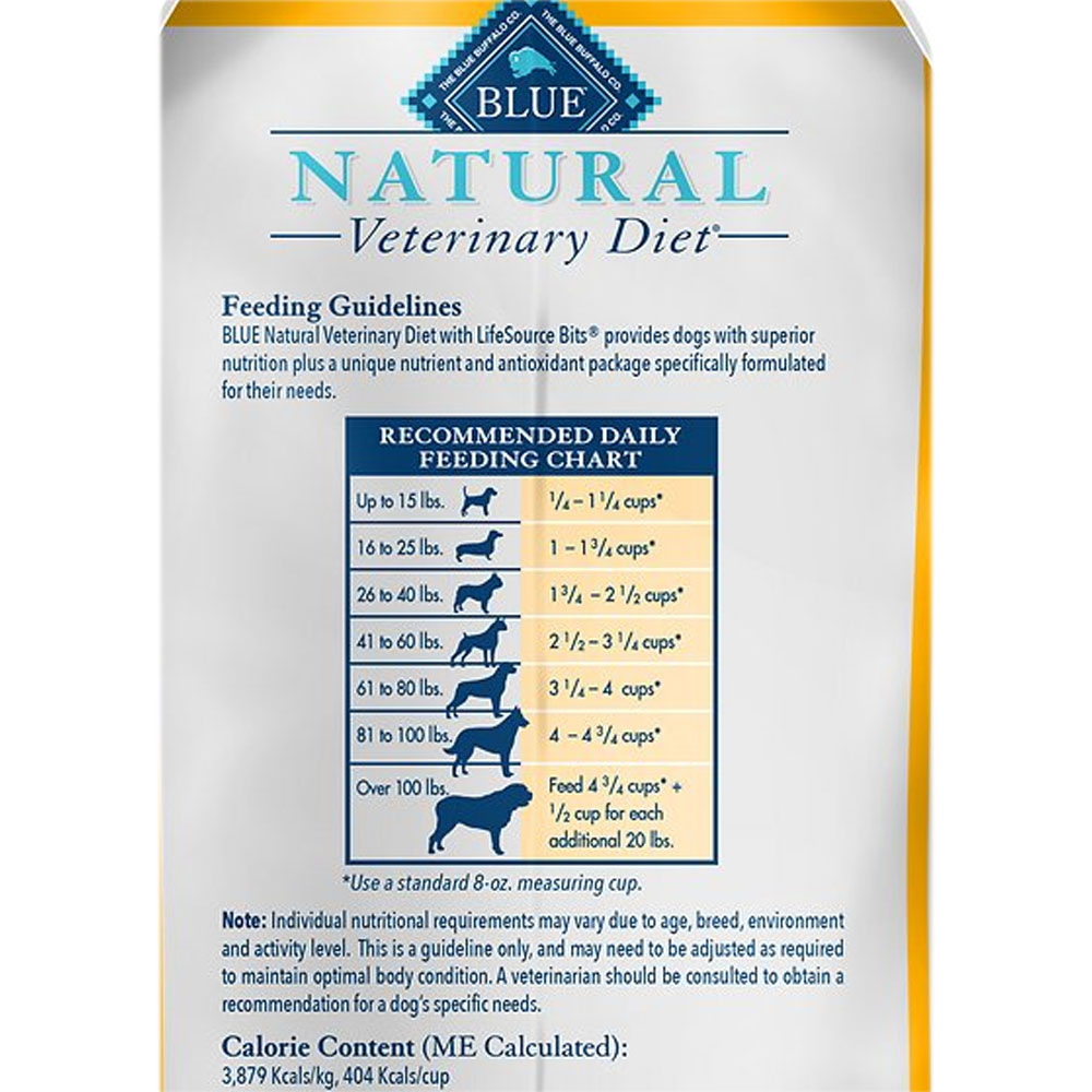 Blue Buffalo Natural Veterinary Diet KS Kidney Support Dry Dog Food