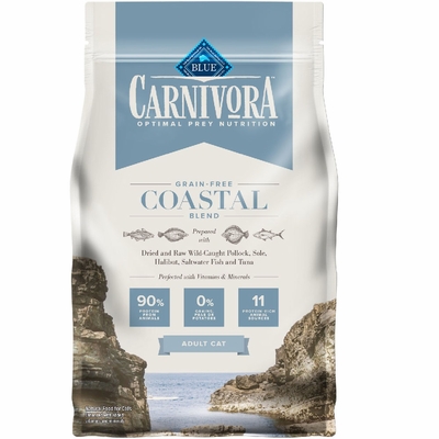BLUE-CARNIVORA-COASTAL-BLEND-GRAIN-FREE-ADULT-CATS-4LB