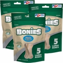 BONIES" Natural Dental Health Multi-Pack LARGE/REGULAR 3-PACK (15 Bones)