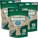 BONIES" Natural Dental Health Multi-Pack SMALL 3-PACK (45 Bones)