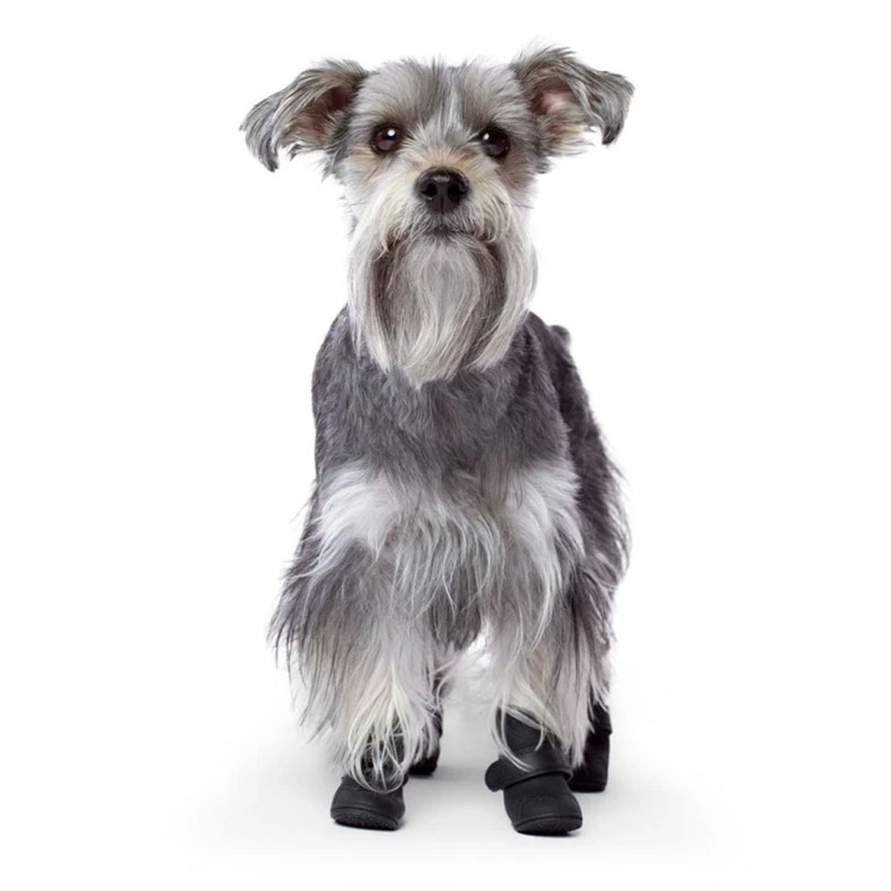 Canada Pooch Lined Wellies Dog Boots Black (XLarge) On Sale
