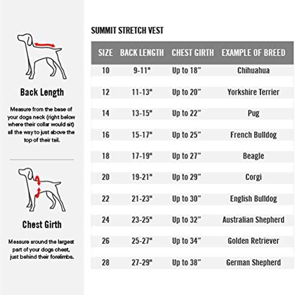 Canada Pooch Summit Stretch Vest for Dogs Black Camo (size 16) On