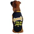 Casual Canine I'm So Corny Tee Black - XSMALL
