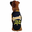 Casual Canine I'm So Corny Tee Black - XXSMALL