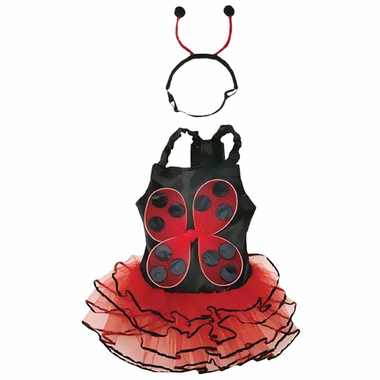 CASUAL-CANINE-LUCKY-BUG-COSTUME-RED-XSMALL