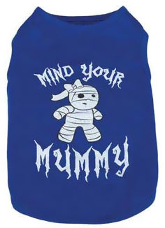CASUAL-CANINE-MIND-YOUR-MUMMY-TEE-BLUE-LARGE