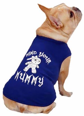 CASUAL-CANINE-MIND-YOUR-MUMMY-TEE-BLUE-LARGE