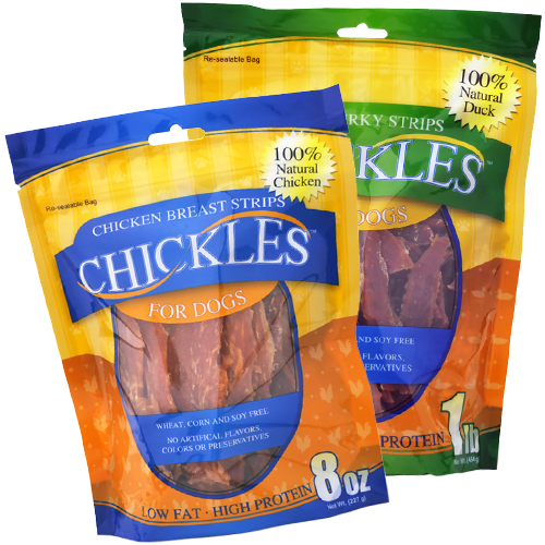 Chickles & Duckles Natural Jerky Treats for Dogs