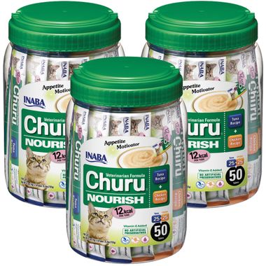INABA Veterinarian Formula Churu Nourish Tuna & Chicken, 150 count