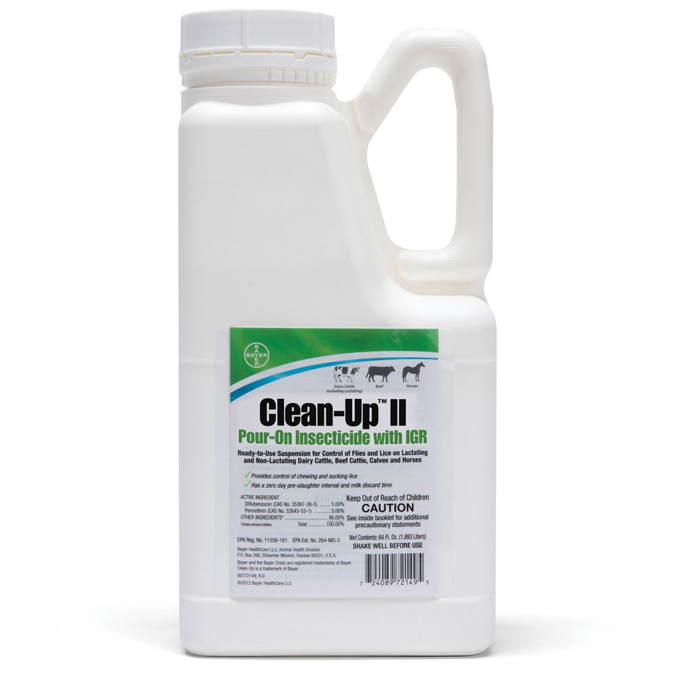 Clean-Up II Pour-On Insecticide with IGR