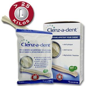 Clenz A Dent Dental Chew Sticks Large (4 bags x 6 chews) Clenz A Dent Dental Chew Sticks Large (4 bags x 6 chews)