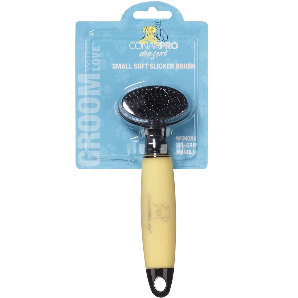 ConairPRO Soft Dog Slicker Brush Small On Sale EntirelyPets