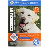 Nutramax Cosequin Joint Health Supplement for Dogs - With Glucosamine, Chondroitin, MSM, and Omega-3's, 120 Soft Chews