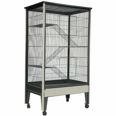 CRITTERTOWER-ANIMAL-CAGE-CASTERS-4LVL-LARGE-BKPL