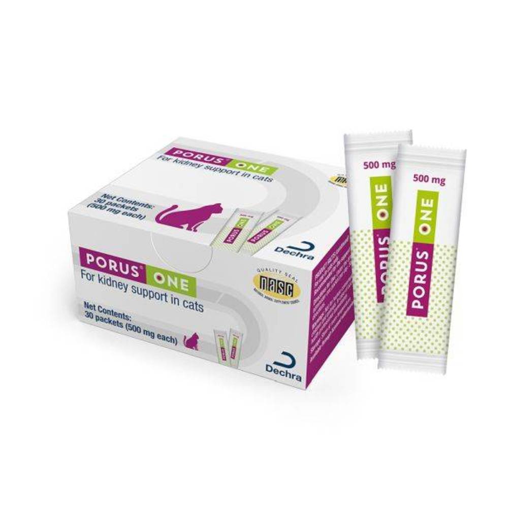 DECHRA-PORUS-ONE-KIDNEY-SUPPORT-CATS-30PK-500MG