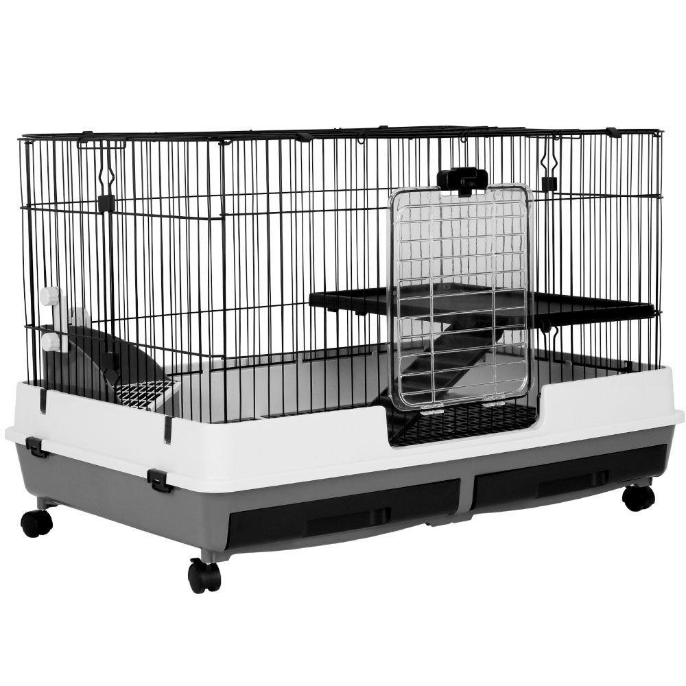 DELUXE-2-LEVEL-SMALL-ANIMAL-CAGE-32X21X26