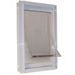 Ideal Pet Deluxe Aluminium Pet Door White - Extra Large