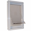 Ideal Pet Deluxe Aluminium Pet Door White - Extra Large