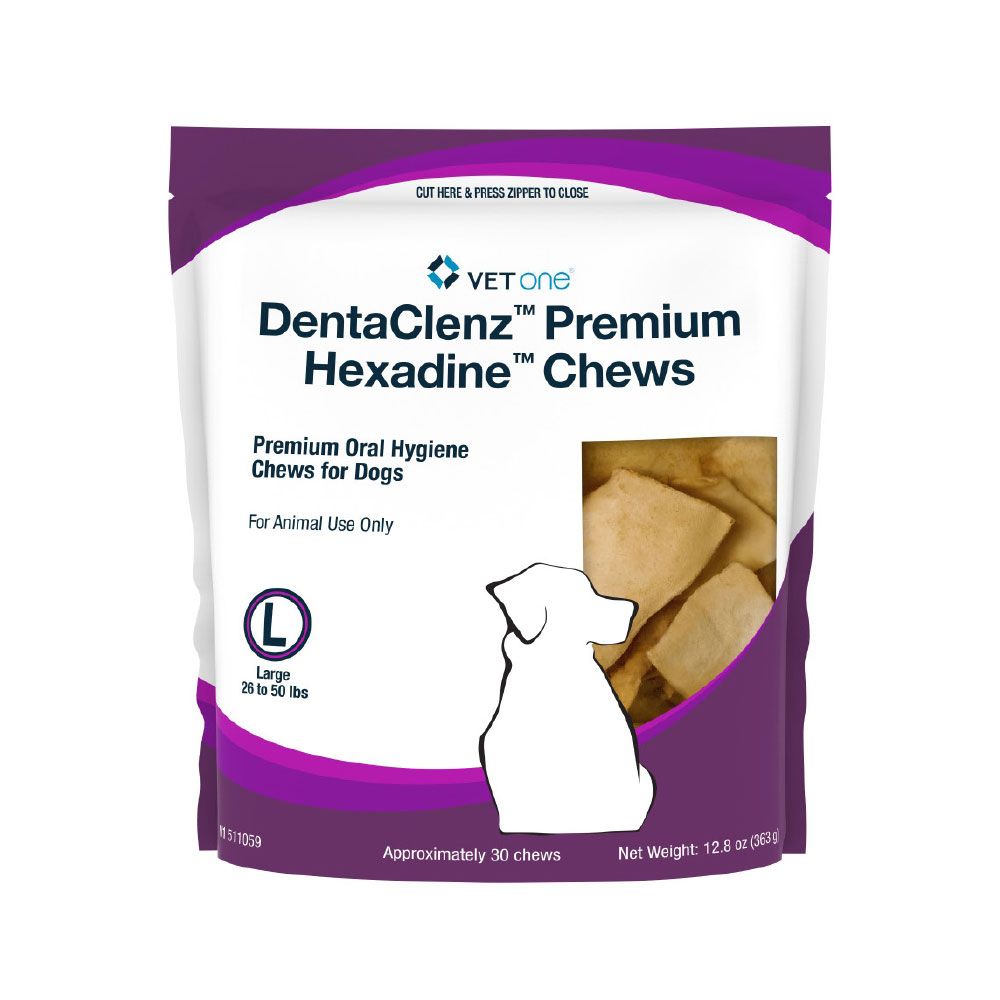 DentaClenz Premium Hexadine Chews for Dogs