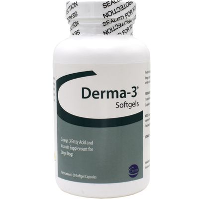 Derma-3 Large Breed Softgels 60 ct