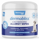 Dermabliss 3-in-1 Medicated Allergy Wipes, 50 count