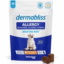 Dermabliss Seasonal Allergy Chews for Dogs, Hickory Salmon, 30 count