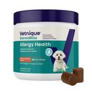 Dermabliss Seasonal Allergy Chews for Dogs, Hickory Salmon, 60 count