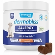 Dermabliss Seasonal Allergy Chews for Dogs, Hickory Salmon, 60 count