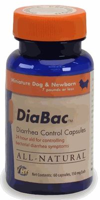 DiaBac Minature Dogs & Newborn (7 lbs or less) 60 Capsules