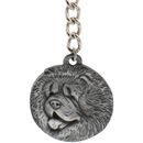Dog Breed Keychain USA Pewter - Chow Chow (2.5")