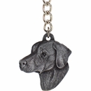 Dog Breed Keychain USA Pewter - Rhodesian Ridgeback (2.5")
