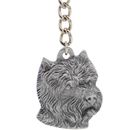 Dog Breed Keychain USA Pewter - West Highland Terrier (2.5")