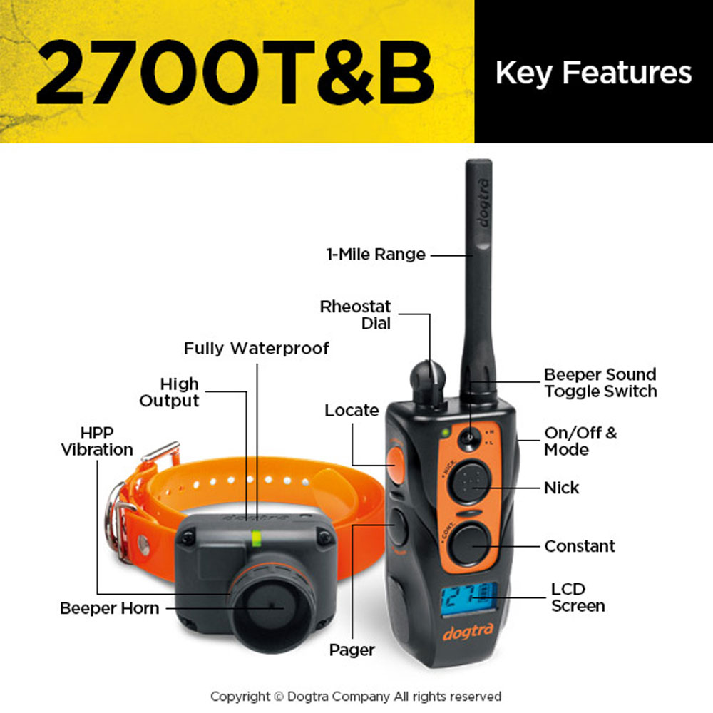 DOGTRA-2700TB-TRNG-BEEPER-COLLAR-SYSTM-1ML-1DOG